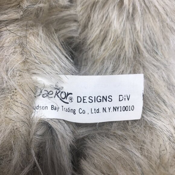 RARE Hudsons Bay Trading Vintage 17" Grey Floppy Ear BUNNY Plush Stuffed Toy - Picture 11 of 12